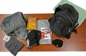 Image showing one of Avivo's urgent needs kits.