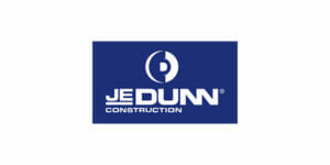 Sponsor logo for JE Dunn Construction.