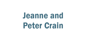 Image with the names Jeanne and Peter Crain.